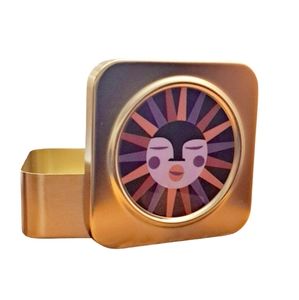 Opal House Decorative Metal Box 4.5x2"  Storage  Candy Coasters Keys Trinkets